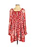 Free People 100% Rayon Red Long Sleeve Blouse Size S - photo 1