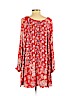 Free People 100% Rayon Red Long Sleeve Blouse Size S - photo 2