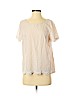 Ann Taylor LOFT 100% Cotton Ivory Short Sleeve Blouse Size S - photo 1