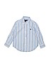 Ralph Lauren 100% Cotton Stripes Blue Long Sleeve Button-Down Shirt Size 3T - photo 1