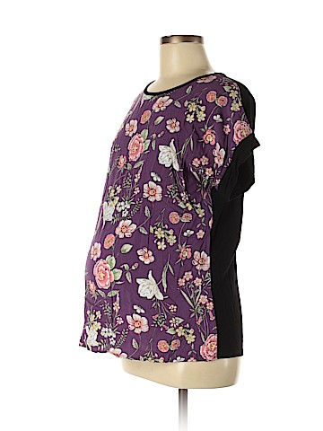 Ma Cherie Maternity Short Sleeve Blouse (view 1)