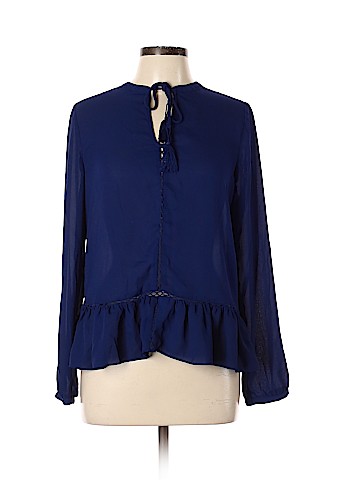 a.n.a. A New Approach Long Sleeve Blouse (view 1)