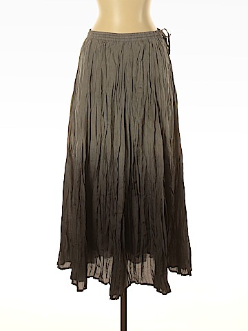 Garnet Hill Silk Skirt (view 1)