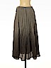 Garnet Hill 100% Silk Gray Silk Skirt Size 4 (petite) - photo 2