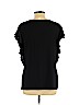 H By Halston Black Short Sleeve Top Size L - photo 2