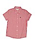 Abercrombie 100% Cotton Red Short Sleeve Button-Down Shirt Size XL (youth) - photo 1