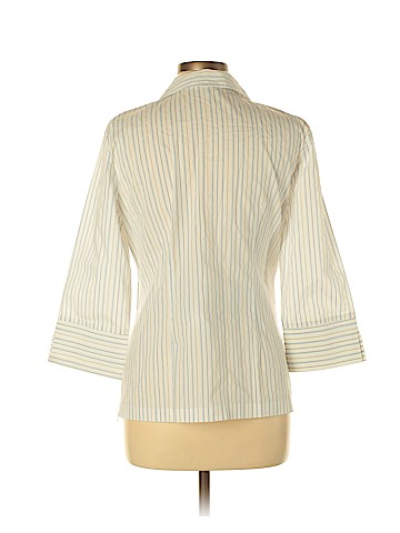 A Pea in the Pod 3/4 Sleeve Button-Down Shirt (view 2)