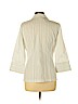 A Pea in the Pod 100% Cotton White 3/4 Sleeve Button-Down Shirt Size L - photo 2