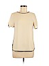 Zara Basic Tan Short Sleeve Blouse Size S - photo 1