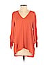 Karen Kane 100% Polyester Orange 3/4 Sleeve Blouse Size S - photo 1