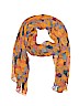 Assorted Brands 100% Polyester Print Orange Scarf One size - photo 1