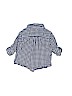 Gymboree 100% Cotton Solid Blue Long Sleeve Button-Down Shirt Size 12-18 mo - photo 2