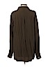 Eileen Fisher 100% Silk Brown Long Sleeve Silk Top Size S - photo 2