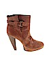 Steve Madden 100% Leather Brown Ankle Boots Size 8 - photo 1