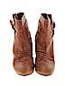 Steve Madden 100% Leather Brown Ankle Boots Size 8 - photo 2