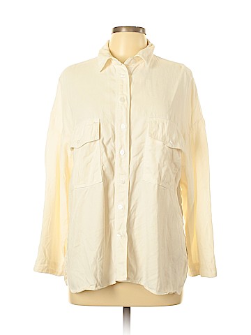 Zara Long Sleeve Button-Down Shirt (view 1)