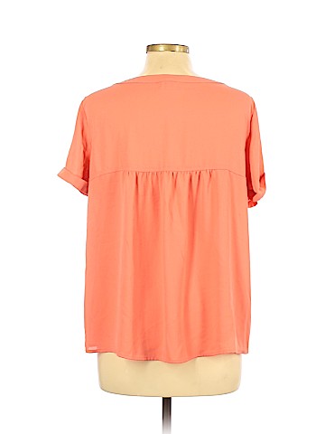 Ann Taylor LOFT Outlet Short Sleeve Blouse (view 2)