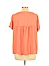 Ann Taylor LOFT Outlet Pink Short Sleeve Blouse Size L (petite) - photo 2