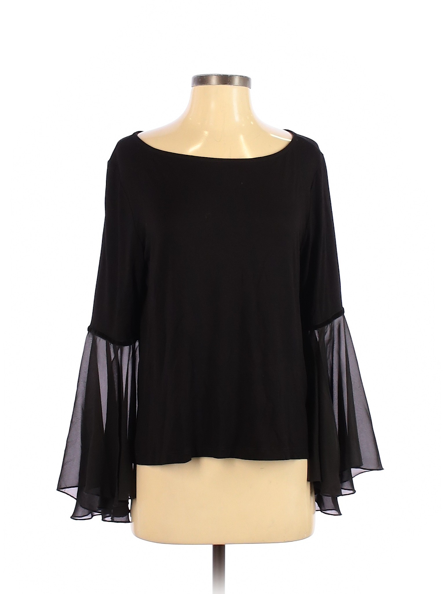 W5 Women Black Long Sleeve Top S | eBay