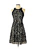 Rebecca Taylor 100% Polyester Black Casual Dress Size 0 - photo 1