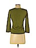 Doncaster Green Silk Pullover Sweater Size XS - photo 2