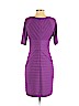 Adrianna Papell Purple Casual Dress Size 4 (petite) - photo 2