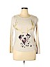 Crown & Ivy 100% Cotton Tan Long Sleeve T-Shirt Size XL (petite) - photo 1