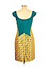 Bibhu Mohapatra 100% Silk Gold Casual Dress Size 10 - photo 2