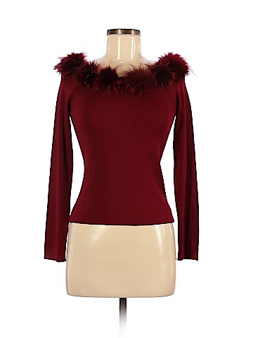 Dana Buchman Long Sleeve Silk Top (view 1)