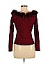 Dana Buchman 100% Silk Burgundy Long Sleeve Silk Top Size S (petite) - photo 2