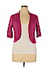 NY Collection 100% Acrylic Pink Cardigan Size XL (petite) - photo 1