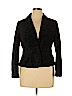 Ann Taylor LOFT 100% Cotton Black Blazer Size 14 (petite) - photo 1