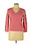 Henri Bendel 100% Cashmere Pink Cashmere Pullover Sweater Size L (petite) - photo 1