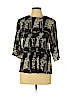 Paul & Joe Sister 100% Viscose Black 3/4 Sleeve Blouse Size Lg (3) - photo 1