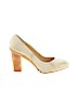 N.D.C. 100% Leather Tan Heels Size EU 37 - photo 1