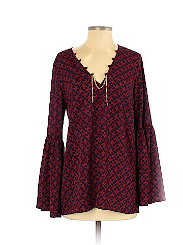MICHAEL Michael Kors Long Sleeve Blouse (view 1)