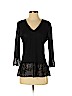 Valentino Black 3/4 Sleeve Blouse Size EU (IT) 42 / US 6 - photo 1