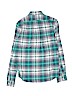 American Eagle Outfitters 100% Cotton Plaid Green Long Sleeve Blouse Size XS (youth) - photo 2