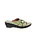 Bata Green Wedges Size 6 - photo 1