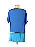Diane von Furstenberg Blue Short Sleeve Blouse Size M - photo 2