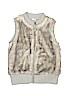 Gymboree 100% Cotton Gray Faux Fur Vest Size L (youth) - photo 1