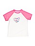 Cat & Jack Print White Rash Guard Size M (kids) - photo 1