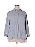 Jane and Delancey 100% Rayon Blue Long Sleeve Blouse Size 2X - photo 1