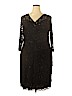 Marina Black Cocktail Dress Size 18W - photo 1