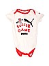 Puma Graphic White Short Sleeve Onesie Size 6-9 mo - photo 1