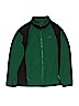 The North Face 100% Polyester Green Fleece Jacket Size L (youth) - photo 1