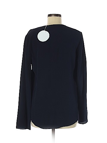 Chloé Long Sleeve Silk Top (view 2)