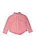 Ralph Lauren 100% Cotton Checkered-gingham Red Long Sleeve Button-Down Shirt Size 2T - 2 - photo 1