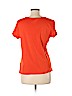 Rafaella 100% Cotton Orange Short Sleeve Top Size M (petite) - photo 2