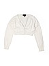 My Michelle 100% Cotton White Shrug Size 12 - photo 1